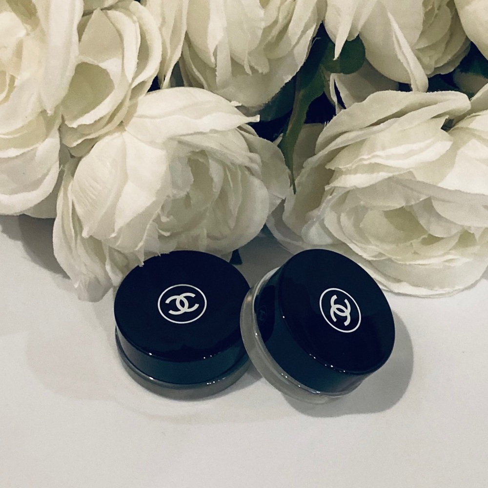 Chanel Travel Cosmetic Containers w/ Lids Set of 2